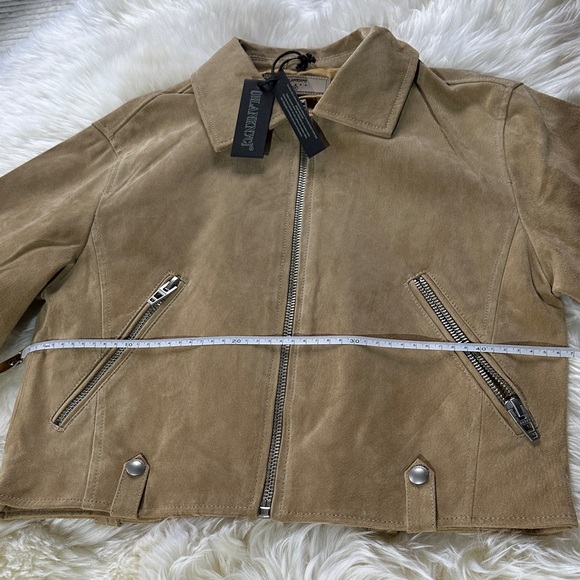 Blank NYC Women's Tan Real Suede Jacket - Picture 6 of 11